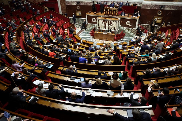 L'Assemblée nationale à Paris. (THOMAS COEX/AFP via Getty Images)