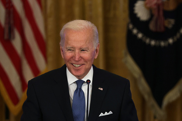 Le Président des États-Unis Joe Biden à la Maison-Blanche le 24 janvier 2022 à Washington, DC. (Photo : Alex Wong/Getty Images)