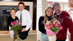 À chaque anniversaire un père aimant offre à sa fille nommée Rose, autant de roses que son âge