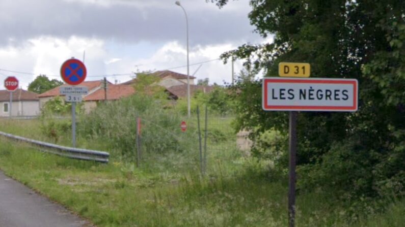 Le lieu-dit "Les Nègres" est situé en Charente, près de Poitiers, sur la commune de Verteuil-sur-Charente (Capture d'écran/Google Maps)