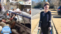 [Vidéo] « Les médecins ne sont pas Dieu, notre fille en est la preuve » : une fille paralysée apprend à marcher de nouveau
