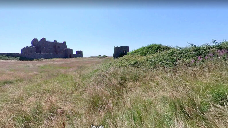 L’île de Piel au Royaume-Uni (Street View - Google maps)