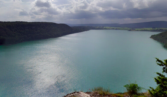 Lac de Chalain dans le Jura. (Photo : capture d'écran:Google maps)