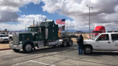 Les camions américains viennent de démarrer leur périple jusqu’à Washington