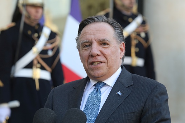 Le premier ministre québécois François Legault, le 21 janvier 2019, à Paris.   (Photo : LUDOVIC MARIN/AFP via Getty Images)