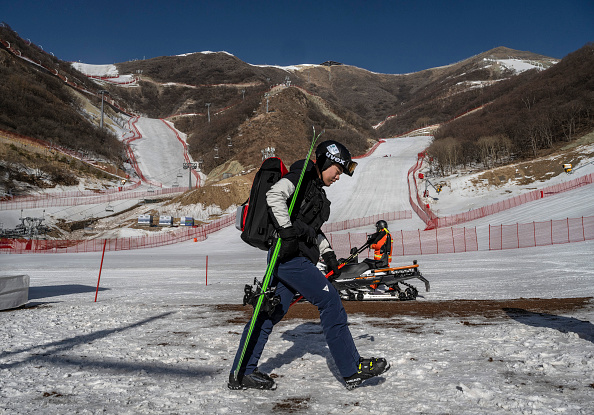 -Pistes olympiques des Jeux olympiques d'hiver de Pékin 2022. Photo de Kevin Frayer/Getty Images.