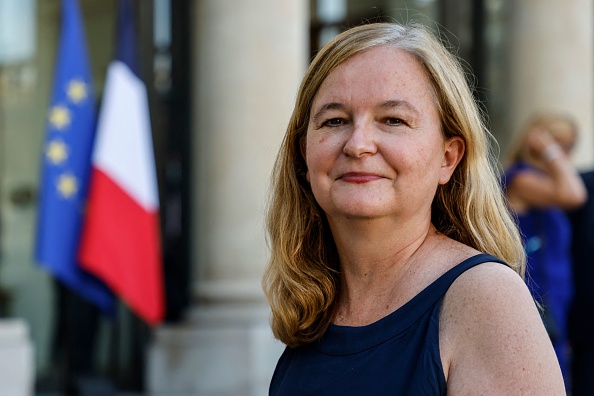 Nathalie Loiseau, membre du groupe "Renouveler l'Europe" du Parlement européen, le 6 septembre 2021. (LUDOVIC MARIN/AFP via Getty Images)