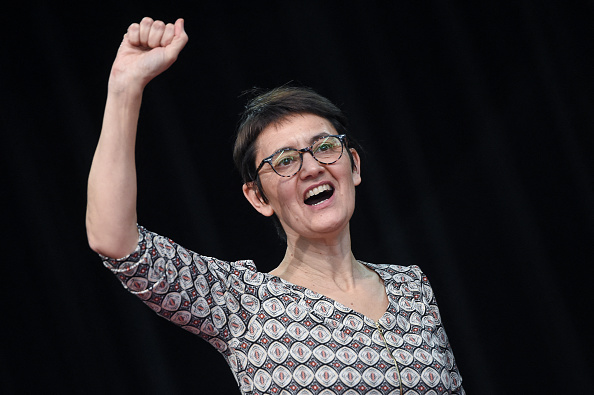 La candidate de Lutte ouvrière (LO) Nathalie Arthaud. (Photo :  SEBASTIEN SALOM-GOMIS/AFP via Getty Images)