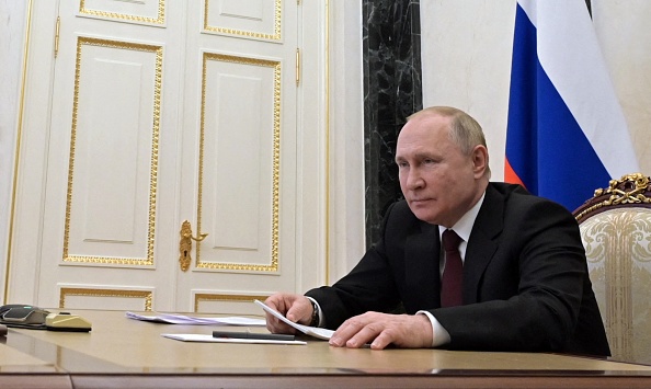 Le Président Russe Vladimir Poutine.  (Photo :  ALEXEY NIKOLSKY/Sputnik/AFP via Getty Images)