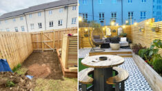 À force d’astuce, une jeune Écossaise économise 6.000£ en transformant son jardin