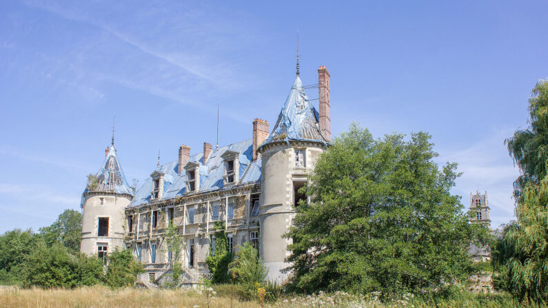La vue arrière du château du Duc d'Épernon en 2015 (Crédit : Martial75)