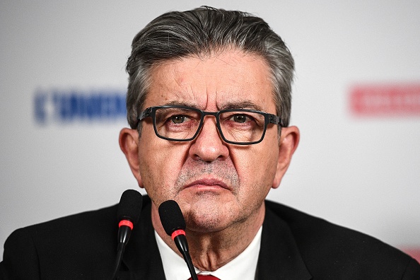 Le leader de La France Insoumise (LFI) Jean-Luc Melenchon. (Photo : CHRISTOPHE ARCHAMBAULT/AFP via Getty Images)
