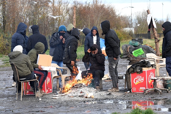 Camps de migrants à Calais, septembre 2021. (Photo : FRANCOIS LO PRESTI/AFP via Getty Images)