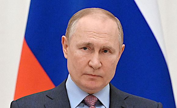 Le Président russe Vladimir Poutine.  (Photo : SERGEI GUNEYEV/Sputnik/AFP via Getty Images)