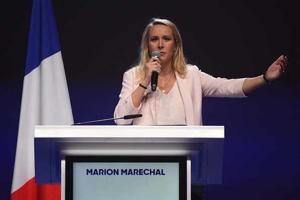Marion Maréchal. (CLEMENT MAHOUDEAU/AFP via Getty Images)