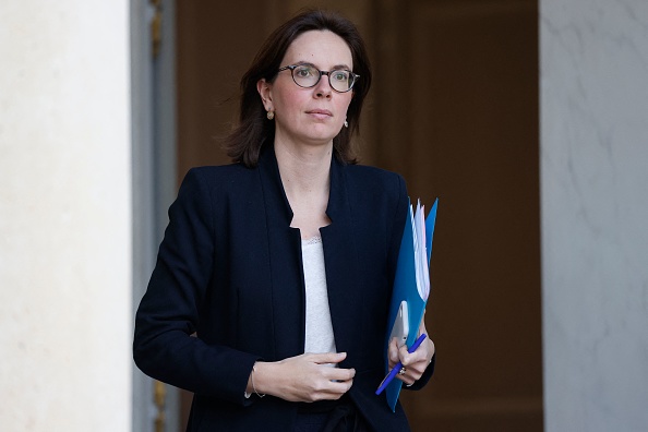 La ministre de la Transformation et de la Fonction publiques Amelie de Montchalin.  (Photo : LUDOVIC MARIN/AFP via Getty Images)