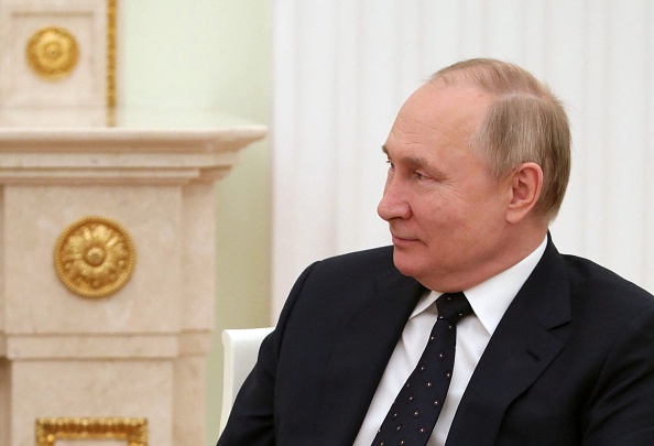 Le Président russe Vladimir Poutine.  (Photo : MIKHAIL KLIMENTYEV/SPUTNIK/AFP via Getty Images)
