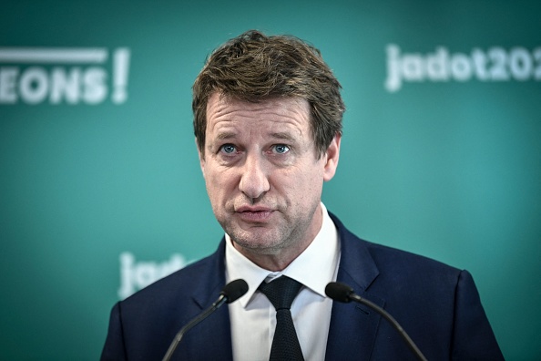 Le candidat (EELV) à l'élection présidentielle, Yannick Jadot. (STEPHANE DE SAKUTIN/AFP via Getty Images)