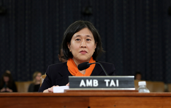 La représentante américaine au commerce, Katherine Tai, témoigne devant la commission de la Chambre des représentants, le 30 mars 2022 à Washington, DC. (Photo : Kevin Dietsch/Getty Images)