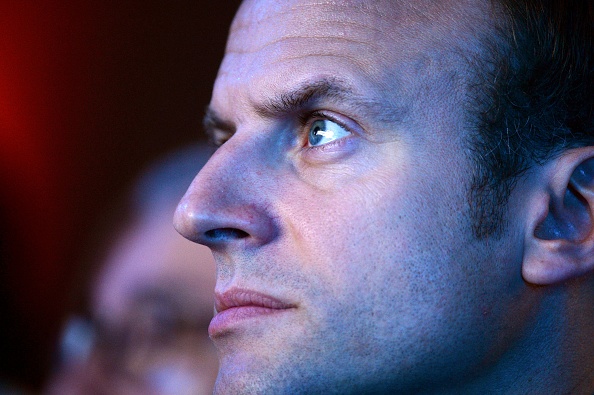 Emmanuel Macron (ERIC PIERMONT/AFP via Getty Images)
