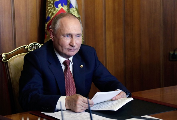 Le Président russe Vladimir Poutine. (Photo : MIKHAIL METZEL/SPUTNIK/AFP via Getty Images)