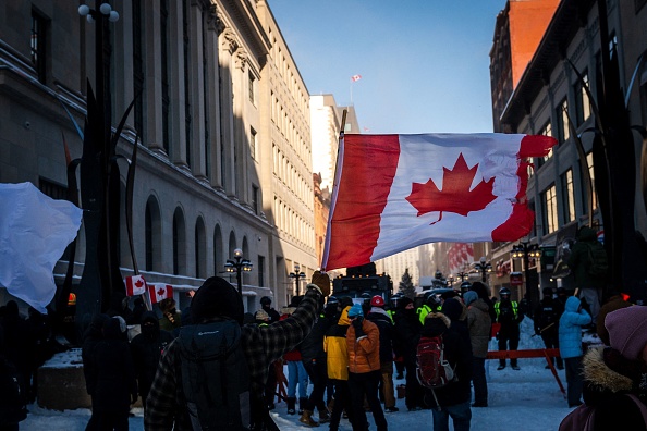 Le Canada a adopté mercredi une motion condamnant les "actes de génocide contre le peuple ukrainien" menés par la Russie. Photo ANDREJ IVANOV/AFP via Getty Images.