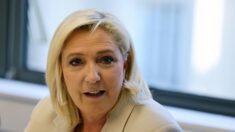 Les manifestations contre l’affiche du deuxième tour « profondément antidémocrates », selon Marine Le Pen