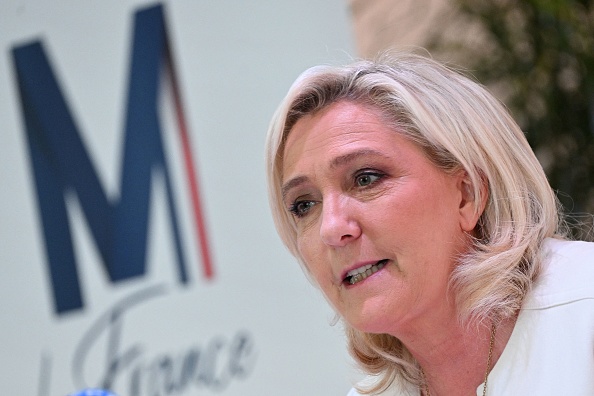 Marine Le Pen, cheffe du groupe  Rassemblement national (RN). (Photo : EMMANUEL DUNAND/AFP via Getty Images)