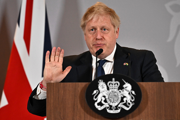 Le Premier ministre britannique Boris Johnson le 22 avril 2022 à New Delhi, en Inde. Photo de Ben Stansall - Piscine WPA/Getty Images.