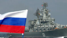 Le croiseur Moskva, navire amiral russe de la mer Noire