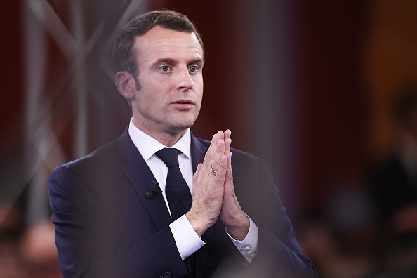 Le Président Emmanuel Macron.  (Photo : FREDERICK FLORIN/AFP via Getty Images)