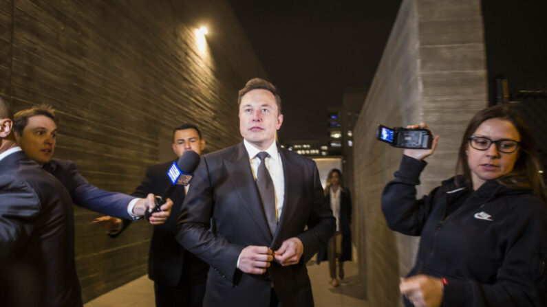 Elon Musk, président-directeur général de Tesla Inc, à Los Angeles, le 3 décembre 2019. (Apu Gomes/Getty Images)