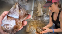 Des chasseurs de cristaux extraient à mains nues des morceaux de quartz d’une valeur de 30.000 euros, les vidéos de l’événement deviennent virales
