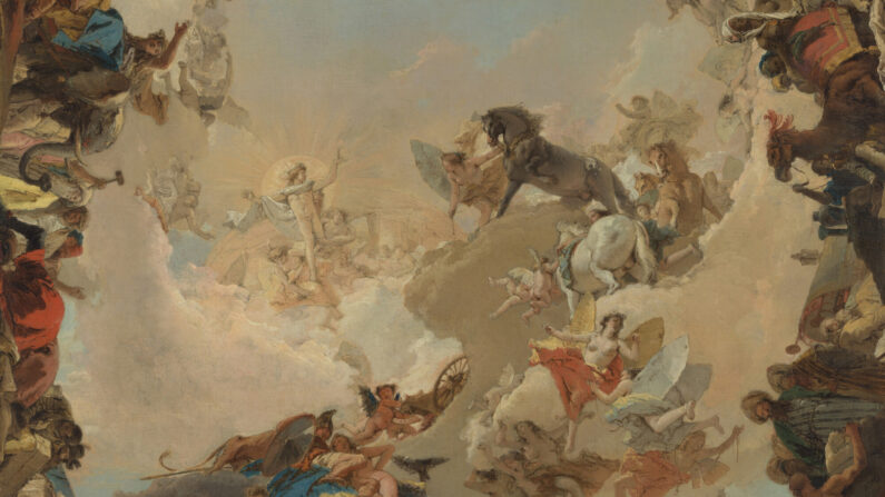 Détail de « Allégorie des planètes et des continents », 1752, par Giovanni Tiepolo