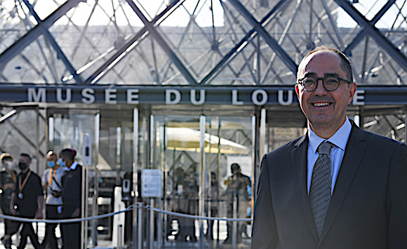 L'ex-président-directeur du musée du Louvre, Jean-Luc Martinez. (Photo : Pascal Le Segretain/Getty Images)