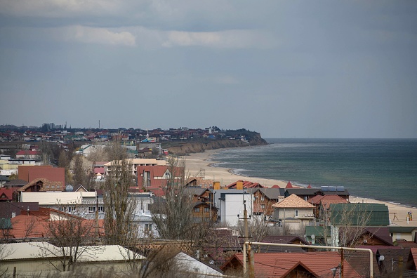 -Une vue générale montre le littoral vers l'est dans la ville portuaire d'Odessa, le 12 avril 2022. Photo par Ed JONES / AFP via Getty Images.