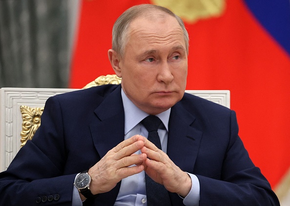 Le président russe Vladimir Poutine. (MIKHAIL TERESHCHENKO/Sputnik/AFP via Getty Images)