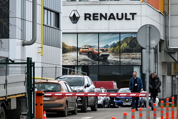 Une vue générale de l'usine automobile Renault à Moscou le 26 avril 2022. Photo KIRILL KUDRYAVTSEV/AFP via Getty Images.