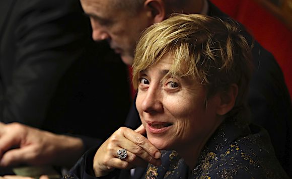 Anne-France Brunet membre de La République En Marche  (LREM).  (Photo :  JACQUES DEMARTHON/AFP via Getty Images)
