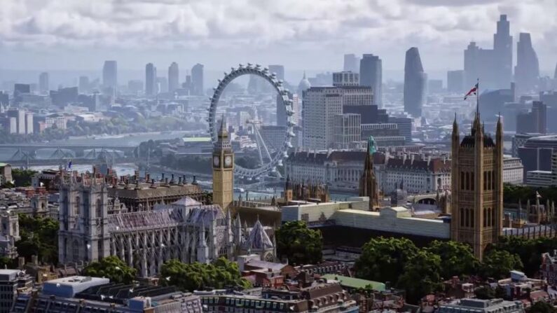 La ville de Londres cartographiée en 3D pour la prochaine version de Google Maps. Crédit photo : Google Immersive View