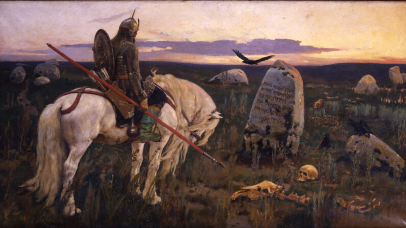 "Le chevalier à la croisée des chemins", 1882, par Viktor Vasnetsov. Huile sur toile, Musée Russe. (Domaine public)