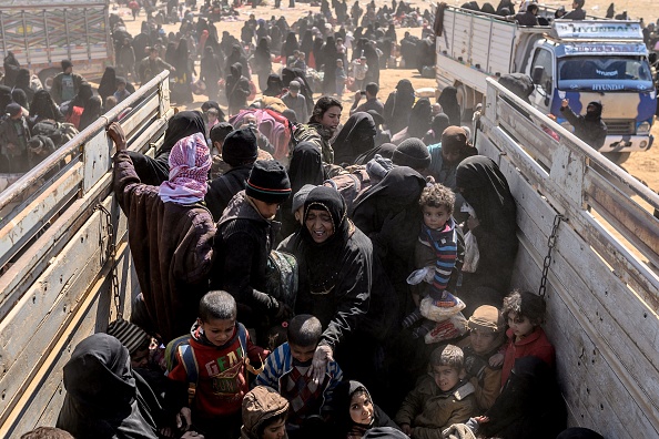 Environ 80 femmes et près de 200 enfants français vivent dans des camps dans le nord-est de la Syrie.
(Photo  BULENT KILIC/AFP via Getty Images)
