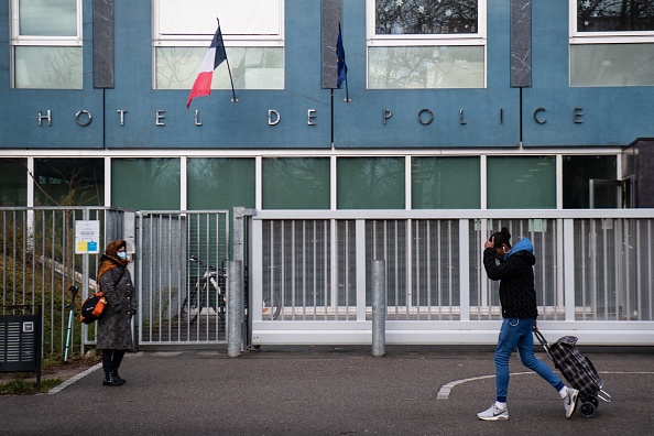 Le commissariat de Mulhouse, dans l'est de la France.  (SEBASTIEN BOZON/AFP via Getty Images)