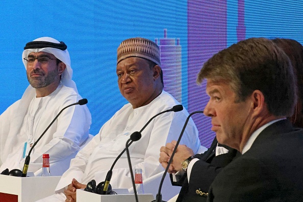 Le secrétaire général de l'OPEP Mohammad Sanusi Barkindo participe au Forum mondial de l'énergie du Conseil de l'Atlantique à Dubaï, le 28 mars 2022. Photo de KARIM SAHIB/AFP via Getty Images.