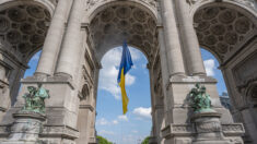 «Nous voulons faire notre part» : des Ukrainiens nettoient le parc du Cinquantenaire à Bruxelles pour remercier la Belgique