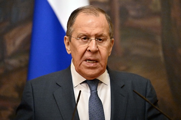 Le ministre russe des Affaires étrangères Sergueï Lavrov ne pourra pas se rendre en Serbie, à Moscou le 20 mai 2022. Photo Yuri KADOBNOV / POOL / AFP via Getty Images.