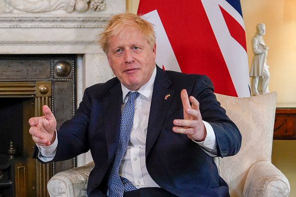 Le Premier ministre britannique Boris Johnson au 10 Downing Street le 06 juin 2022 à Londres, en Angleterre. Photo par Alberto Pezzali-WPA Pool/Getty Images.