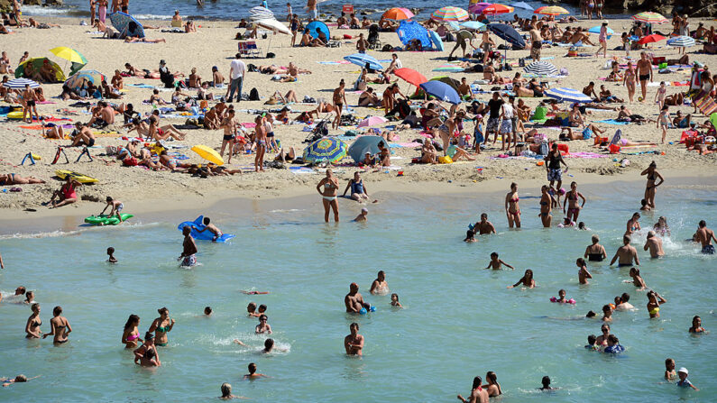 C'est sur la plage du Prophète, à Marseille, que s'est déroulée la scène.(GERARD JULIEN/AFP/GettyImages)
