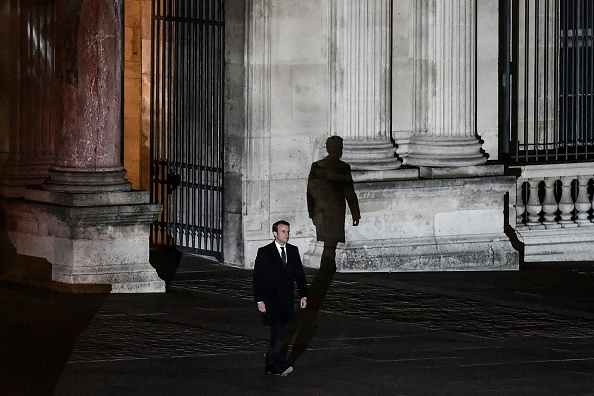 Le président français Emmanuel Macron. (PHILIPPE LOPEZ/AFP via Getty Images)