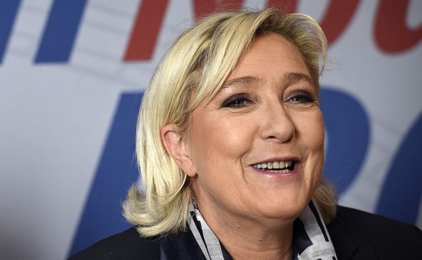 La cheffe du Rassemblement national (RN) Marine Le Pen. (Photo FRED TANNEAU/AFP via Getty Images)
